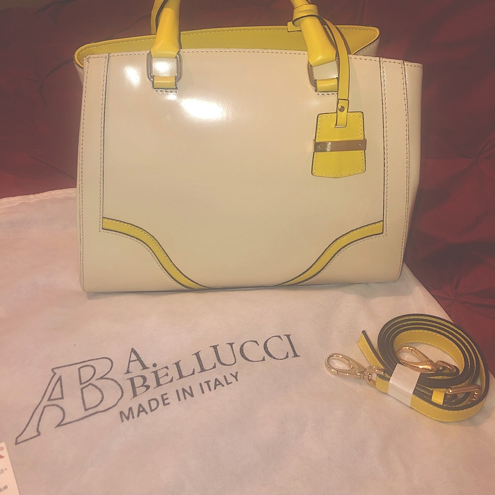 Genuine Leather A. Bellucci Handbag